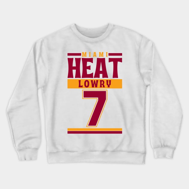 Miami Heat Lowry 7 Limited Edition Crewneck Sweatshirt by Astronaut.co